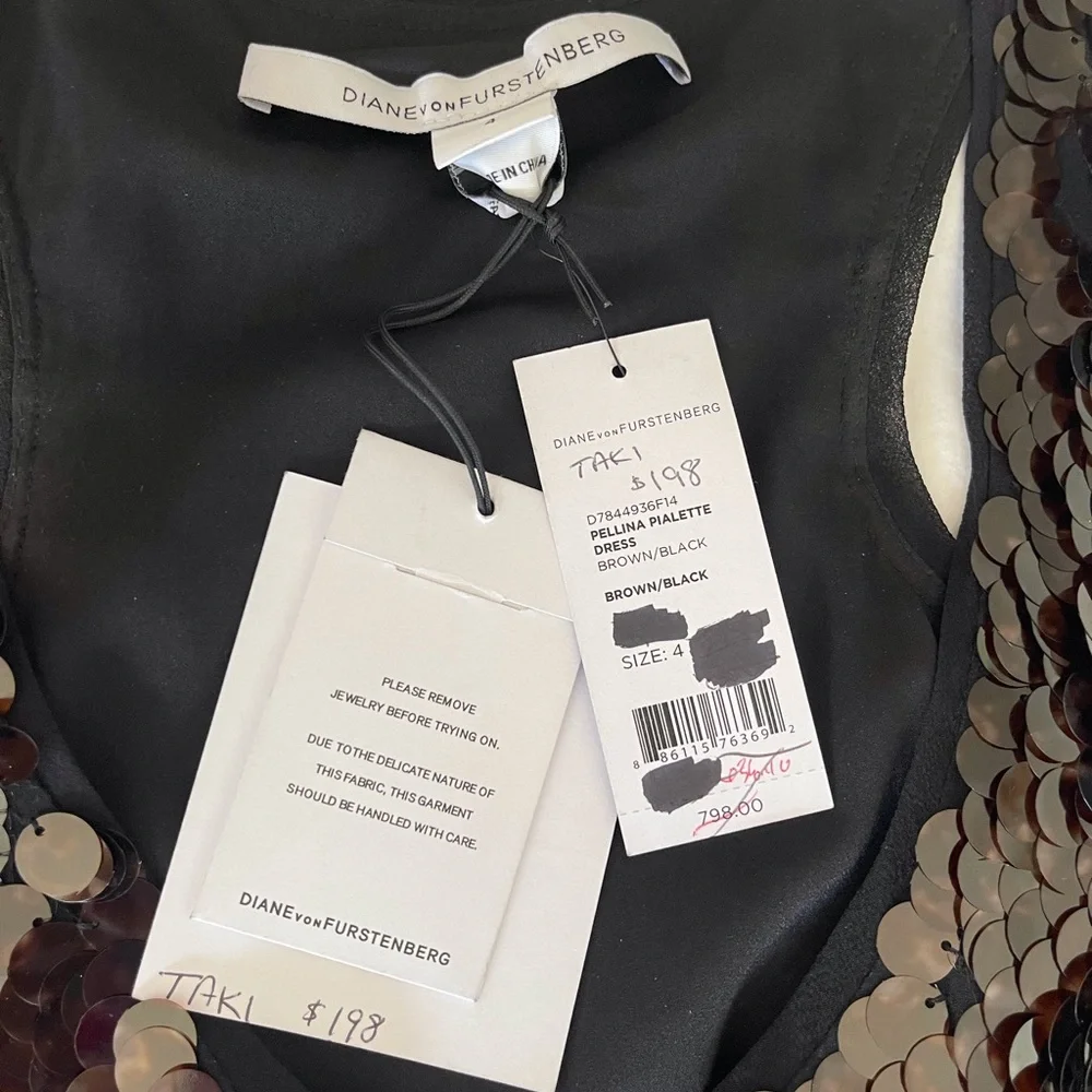 Diane von Furstenberg dress size 4 brand new with tags - Picture 6 of 8